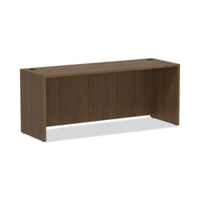 Alera® Valencia 系列 Credenza 贝壳,70.88 瓦 x 23.63d x 29.5 小时,现代核桃, — 第 1/4 张图片