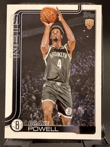 2025-26 Topps #222 Drake Powell - Bild 1 von 2