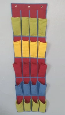 Shoe Toy Pantry Organizer Hanging 20 Pockets 55x16 Multi-Color - Image 1 of 3