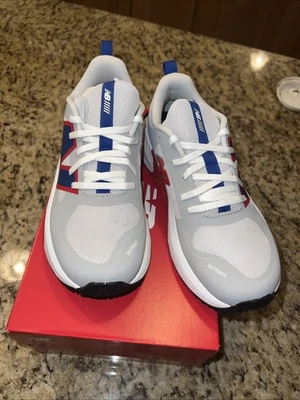 Kids New Balance Size 5 1/2 Blue Grey Red  - Image 1 of 4