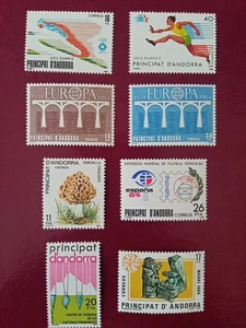 BRIEFMARKEN ANDORRA SPANISCH POSTFRISCH 1984 KOMPLETTES JAHR - Bild 1 von 1