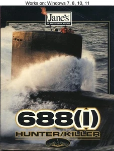 Jane's Combat Simulations: 688(I) Hunter/Killer PC Game 1997 Windows 10 11 - Picture 1 of 4