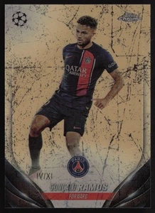 2023-24 Topps Chrome UEFA Club Competitions #96 Gonçalo Ramos XI Refractor - Picture 1 of 2