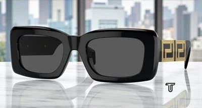 Gafas de sol para mujer VERSACE VE44U GB1 87 negro gris oscuro 54 mm Foto 1 de 2