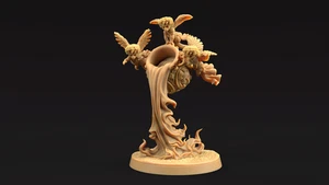 cherubin incendiaire + socle - Foto 1 di 1