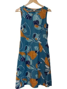 SEASALT CORNWALL Women's Quick Sketch Dress UK10 Floral Organic Cotton - Picture 1 of 11