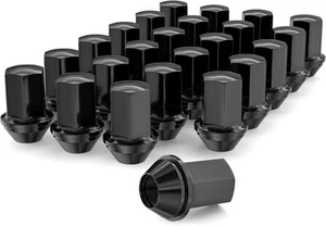 24 PCS 14x1.5 Pitch Studs Wheel Lug Nuts, 1.8 inch Height OEM 24pcs(14x1.5 BK) - Bild 1 von 7