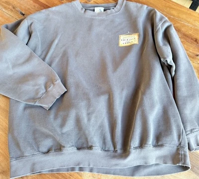 Moletom Vintage Margaritaville Las Vegas Gola Redonda Tamanho XL Marrom - Imagem 1 de 4