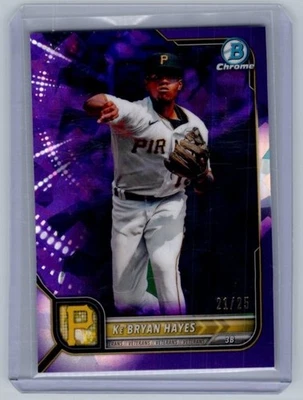 2022 Bowman Sapphire - Ke'Bryan Hayes #49 Purple /25 - Image 1 of 2