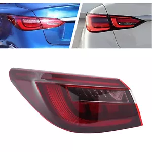 Left Tail Light Assembly for 2018-2021 Infiniti Q50 - LED, Direct Replacement - Foto 1 di 21