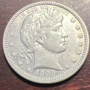 Cuarto de barbero 1909 P, muy a elegir AU/BU W-749 - Imagen 1 de 2