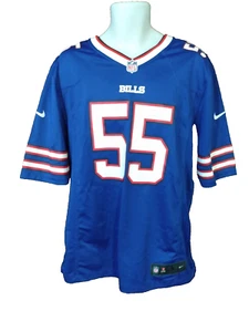 Nike Buffalo Bills Jerry Hughes Football Jersey Mens Large NFL - Picture 1 of 5