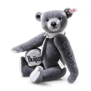 STEIFF Rocks The Beatles Teddy Bear Limited Edition EAN 007439 30cm + Box New - Picture 1 of 11