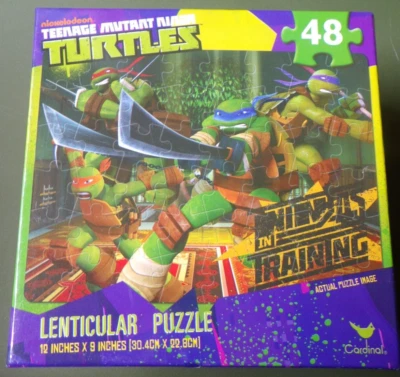 Nickelodeon Teenage Mutant Ninja Turtles 3-D Lenticular Jigsaw Puzzle 48 Piece - Image 1 of 4