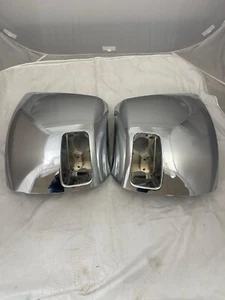 2008 2010 SILVERADO 2500 3500 HD CHROME BUMPER END CAPS (LEFT & RIGHT SIDE) OEM - Picture 1 of 6