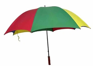 Vintage 80er Flextech bunter großer Golfschirm LGBTQ Neu mit Etikett nie benutzt - Bild 1 von 14