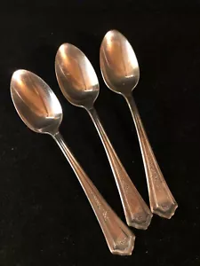 Silverware silver plated R & B (Rogers and Bros) A1 MANOR 1923, 3 Teaspoons - Picture 1 of 4