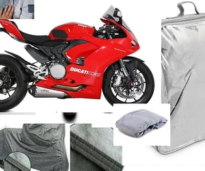 TELO COPRIMOTO TELATO FELPATO PER DUCATI PANIGALE V2 ANNO 2020 ANTIGRANDINE IMPE - Foto 1 di 12