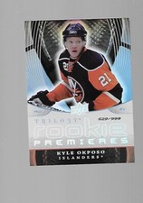 2008-09   Kyle Okposo, Upper Deck Trilogy, Rookie Premieres, Numbered 629/999
