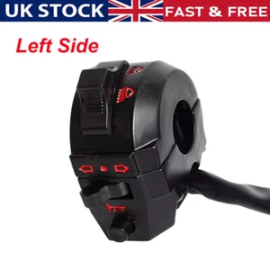 Universal Motorcycle 7/8"Handlebar Motorbike Switch Gear Control Light Indicator - Picture 1 of 6