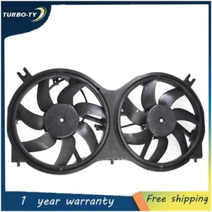 Radiator Dual Cooling Fan Assembly For 2013-19 Pathfinder JX35 Infiniti QX60 - Foto 1 di 13