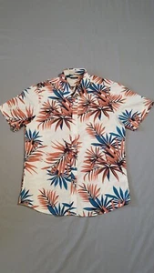 Portabella New York Tailored Fit Tropical Button-Up Shirt Size L - Picture 1 of 10