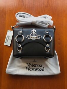 vivienne westwood kim crossbody bag in black