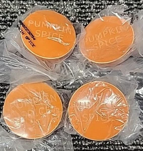 (Confezione da 4) Prodotti Server Manopola Pompa Zucca Spezie Arancione NUOVO - Foto 1 di 3