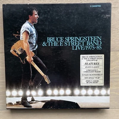 Bruce Springsteen & The E Street Band - Live 1975-85 - 3xCassette Box Set VGC - Image 1 of 4