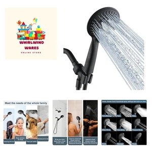 9 Spray Settings Shower Head with Handheld High Pressure Oil-Rubbed Bronze Ha... - Picture 1 of 9