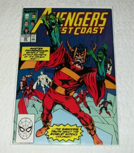 WEST COAST AVENGERS #52 (TRUTH ABOUT TWINS) WandaVision Marvel DIRECT ED 1985 - Picture 1 of 3