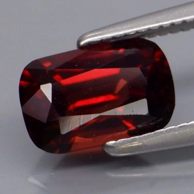 Cojín sin calefacción de espinela roja natural de 1,30 quilates Myanmar piedras preciosas sueltas ¡Ver video!! Foto 1 de 2