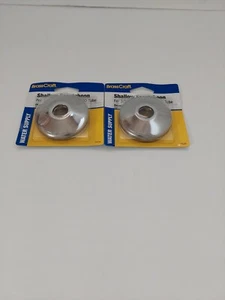 2 Pack BrassCraft PS30 Chrome Stainless Steel Faucet Escutcheon 3/8 Dia. in. - Picture 1 of 2