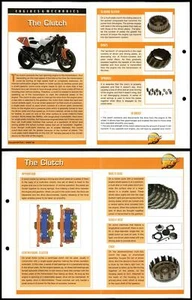 The Clutch - Engines - Mega Bikes Hachette Fold-Out Card - Picture 1 of 1