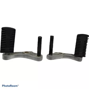 Vintage Set Mini Bike Aluminum/Rubber Foot Pegs *read - Picture 1 of 4