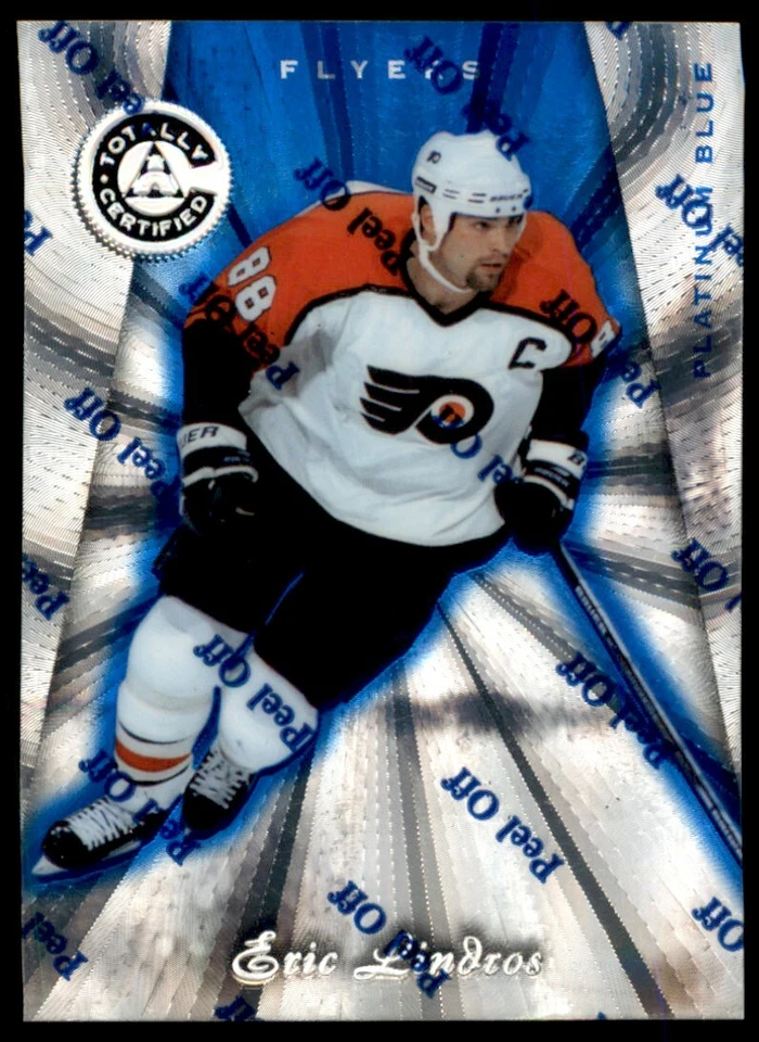 1997-98 Pinnacle Totally Certified Platinum Blue Eric Lindros #31 - Image 1 of 2