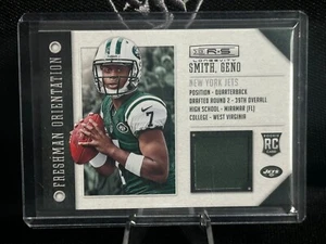 2016 Panini Rookies & Stars Freshman Orientation Geno Smith Rookie Patch! JETS! - Picture 1 of 2