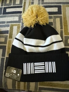 Memphis Grizzlies NBA New Era City Edition Pom Knit Hat-Black - Picture 1 of 8