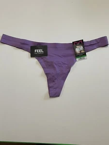 Mutandine bikini Maidenform vita bassa no show perizoma 7 grandi nuove con etichetta viola - Foto 1 di 10
