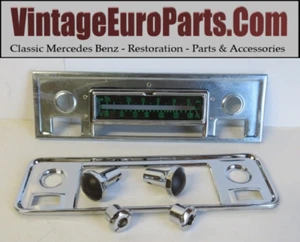 Complete face plate fits mercedes Porsche classic Becker W121 W120 w198 - Foto 1 di 2