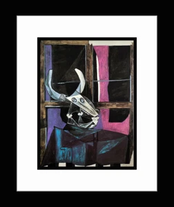 PICASSO - Custom Framed 'Still Life with Steer's Skull' Art Print - Picture 1 of 1