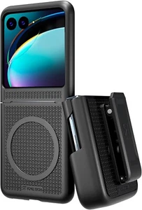 Rome Tech Case For Motorola Razr 40 Ultra & Razr+ 2023 MagSafe Belt Clip Holster - Picture 1 of 8