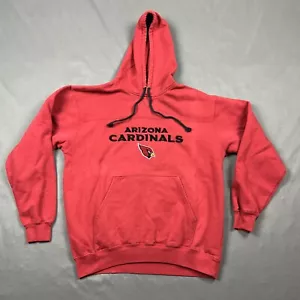 Vintage Arizona Cardinals Hoodie Sweatshirt Red Large VTG 2000s NFL Unisex - Picture 1 of 6