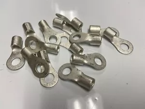 (14) Non-Insulated 6 Gauge 5/16 Ring Terminal Uninsulated Wire Connector prd - Picture 1 of 1