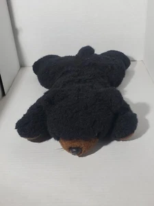 VTG TY Retired 1996 Classic 18" Paws Laydown Black Bear Plush Stuffed Animal - Picture 1 of 7