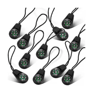 200 Pack Mini Survival Compass Outdoor Camping Hiking Pocket Compass Liquid F... - Picture 1 of 7