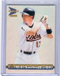 B.J. SURHOFF 2000 Pacific Prism WOODGRAIN - 1 OF 331 MADE -- ORIOLES - Picture 1 of 1