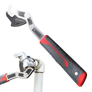 Self Locking Pipe Wrench Adjustable Multifunctional Water Pipe And Nut Wrench - Picture 1 of 15