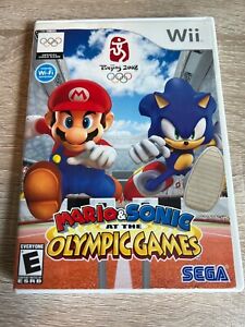 Nintendo Wii -Mario & Sonic at the Olympic Games Beijing 2008 (Case,Disc&Manual)
