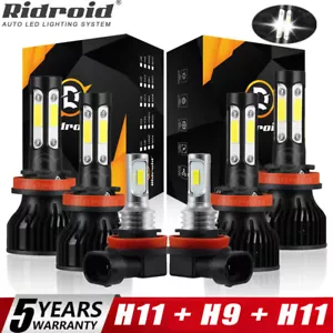 For Nissan Altima 2007-2018 Combo LED Headlight High Low + Fog light bulbs Kit - Bild 1 von 19